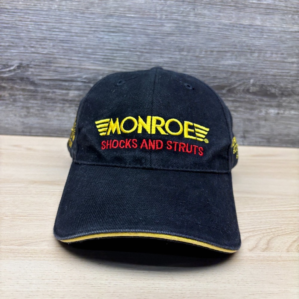 Monroe Hat Cap Strap Back Black Shocks And Struts Dynomax Rancho Walker Mechanic